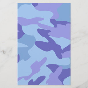 Blauw camoufleerpapier / kunststofpapier