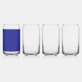 Blauw Can Glas Set | Moderne Minimaal Chic (Links)