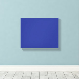 Blauw canvas wanddecor   Modern minimalistisch dec Afdruk