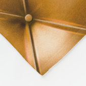 Blauw Capiton Textiel: Retro Achtergrond Fleece Deken (Hoek)