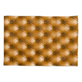 Blauw Capiton Textiel: Retro Achtergrond Kussensloop (Achterkant)