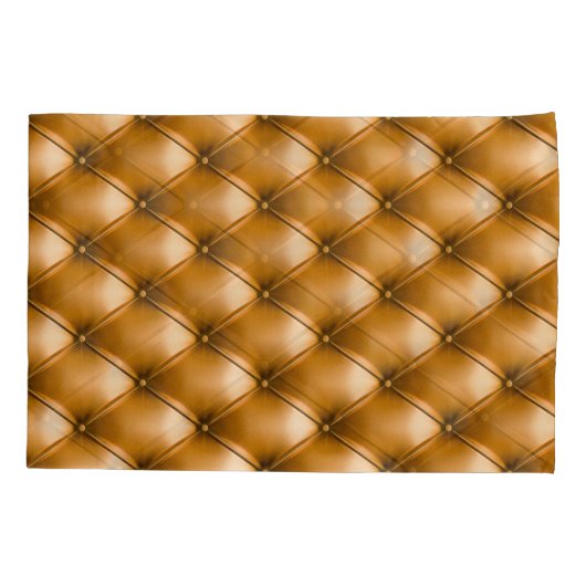 Blauw Capiton Textiel: Retro Achtergrond Kussensloop (Achterkant)