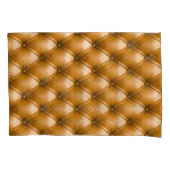 Blauw Capiton Textiel: Retro Achtergrond Kussensloop (Voorkant)