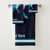 Blauw Caribisch gebied (rendier) Bad Handdoek (Insitu)