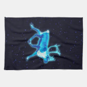 Blauw Caribisch gebied (rendier) Theedoek (Horizontaal)