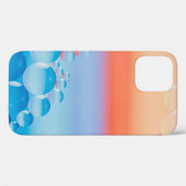 Blauw Case-Mate iPhone Case (Achterkant (horizontaal))
