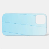 Blauw Case-Mate iPhone Case (Achterkant (horizontaal))