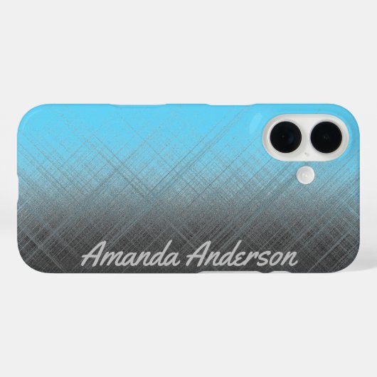 BLAUW - Case-Mate iPhone CASE (Achterkant (horizontaal))
