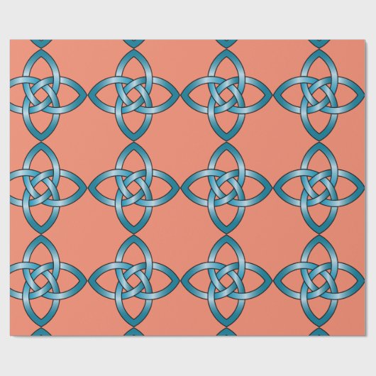 blauw cellofpapier cadeaupapier (Vlak)