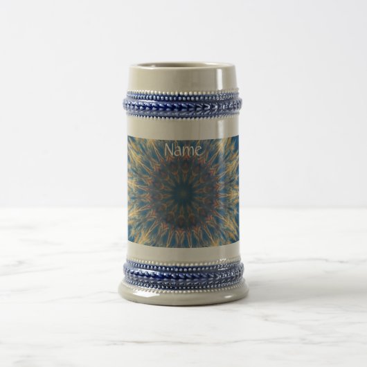Blauw Chakra Kaleidoscoop Thunder_Cove  Bierpul (Center)