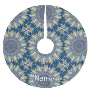 Blauw Chakra Kaleidoscoop Thunder_Cove Kerstboom Rok