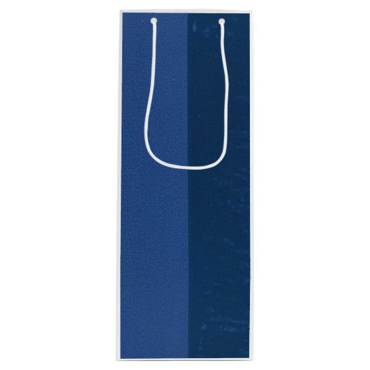 Blauw Cheers Wijn Cadeautas (Voorkant)