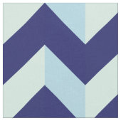 Blauw Chevron Motief Stof (Close Up)