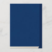  Blauw Chic Chapter Page Wedding Kaart Invoegen (Achterkant)