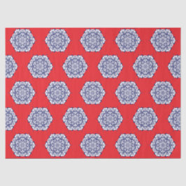 Blauw China Stijl met wezens Tissuepapier