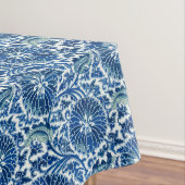 Blauw Chinees Floral Patroon Tafelkleed (Voorbeeld)
