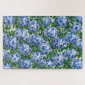 Blauw Chinees porselein gemberpot Legpuzzel (Horizontaal)
