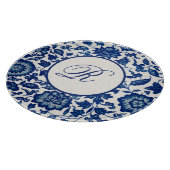 Blauw Chinees snijbord voor sierbloemen Snijplank (Hoek)