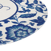 Blauw Chinees snijbord voor sierbloemen Snijplank (Hoek)