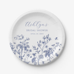Blauw Chinoiserie Bruidsdouche Bord