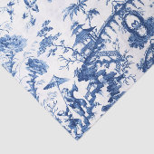 Blauw Chinoiserie Tissuepapier (Detail)