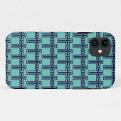 Blauw Christelijk kruis verschillende varianten Case-Mate iPhone Case (Achterkant (horizontaal))