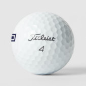 Blauw Christelijk kruis verschillende varianten Golfballen (Logo)