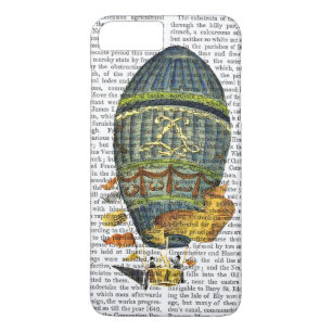 Blauw Cilindrisch Heet Lucht Ballon Case-Mate iPhone Case