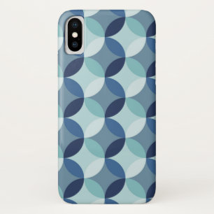 Blauw cirkelpatroon Case-Mate iPhone case