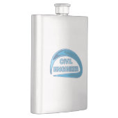 Blauw civiel ingenieur flacon (Rechts)