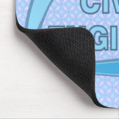 Blauw civiel ingenieur muismat (Hoek)