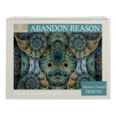 Blauw Collectie Abstracte fractals 2026 Kalender (Hoes)