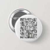 blauw collectie ronde button 5,7 cm (Voorkant /achterkant)