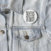 blauw collectie ronde button 5,7 cm (In situ)