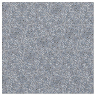 Blauw complex mandala stijl print patroon ontwerp stof