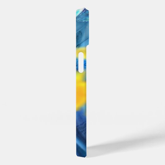 Blauw concept zeemeermin illustratie telefoonhoesj Case-Mate iPhone case (Achterkant / Rechts)