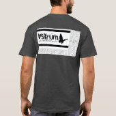 blauw concertkaartje t-shirt (Achterkant)