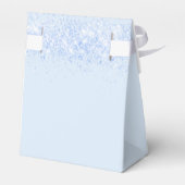 Blauw confetti jongen Baby shower Bedankdoosjes (Achterkant)
