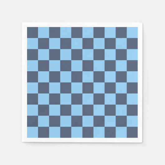 Blauw controlebord servet (Voorkant)