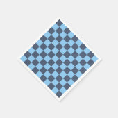 Blauw controlebord servet (Hoek)