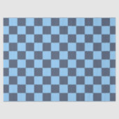 Blauw controlebord tissuepapier (Voorkant)