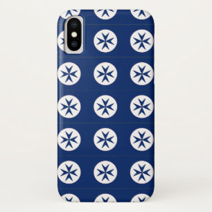 BLAUW CORSAIR STYLE octagon cross Case-Mate iPhone Case