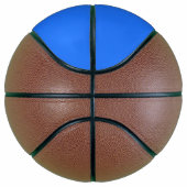 Blauw (Crayola) (effen kleur) Basketbal (Rechts)