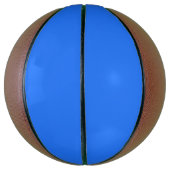 Blauw (Crayola) (effen kleur) Basketbal (Verticaal)