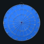 Blauw (Crayola) (effen kleur) Dartbord<br><div class="desc">Blauw (Crayola) (effen kleur)</div>