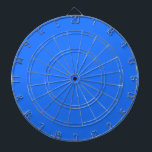 Blauw (Crayola) (effen kleur) Dartbord<br><div class="desc">Blauw (Crayola) (effen kleur)</div>