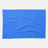Blauw (Crayola) (effen kleur) Theedoek (Horizontaal)
