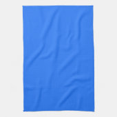 Blauw (Crayola) (effen kleur) Theedoek (Verticaal)