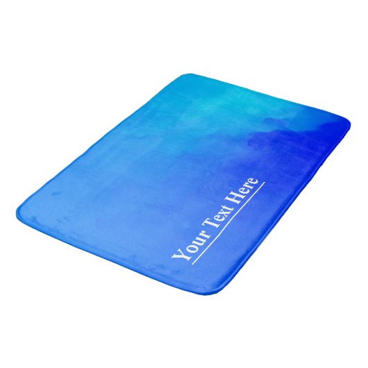 BLAUW CREATE UR WON DEURMAT BADMAT (Gekanteld)