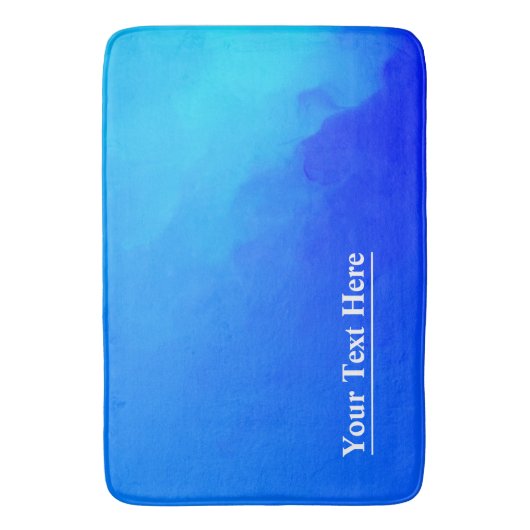 BLAUW CREATE UR WON DEURMAT BADMAT (Voorkant Verticaal)